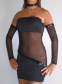Vestido Preto transparente